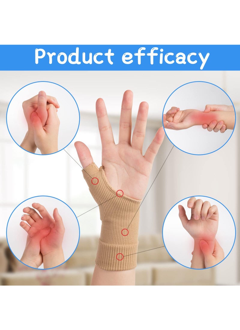 Sweet seven Thumb Arthritis Compression Gloves - 1 Pairs with Soft Gel Pads for Pain Relief, Carpal Tunnel, and Wrist Support - Lightweight and Comfortable  - Image 5