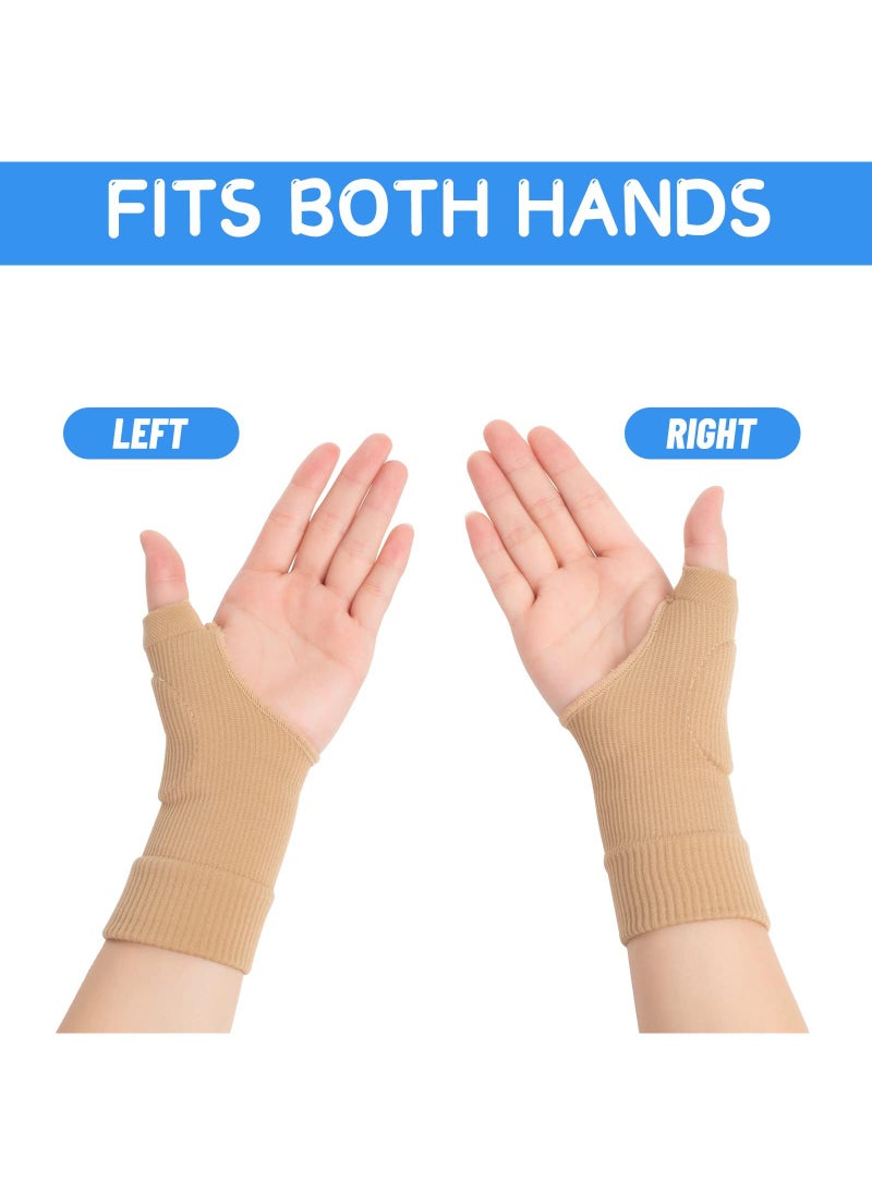 Sweet seven Thumb Arthritis Compression Gloves - 1 Pairs with Soft Gel Pads for Pain Relief, Carpal Tunnel, and Wrist Support - Lightweight and Comfortable  - Image 2