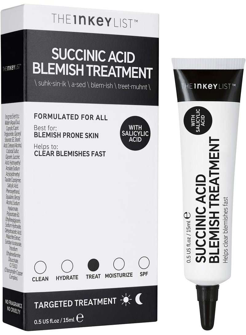 The INKEY List Succinic Acid Blemish Treatment,15ML