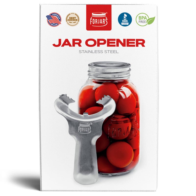 Forjars Manual Jar Opener - Rated Tool for Canning - Open Mason Jars Twist-Off, Screw-Top, Canning Lids - Can Gripper Aids - Original-Handed Mason Kitchen Lid Aid Plastic Bottle Openers - Image 4