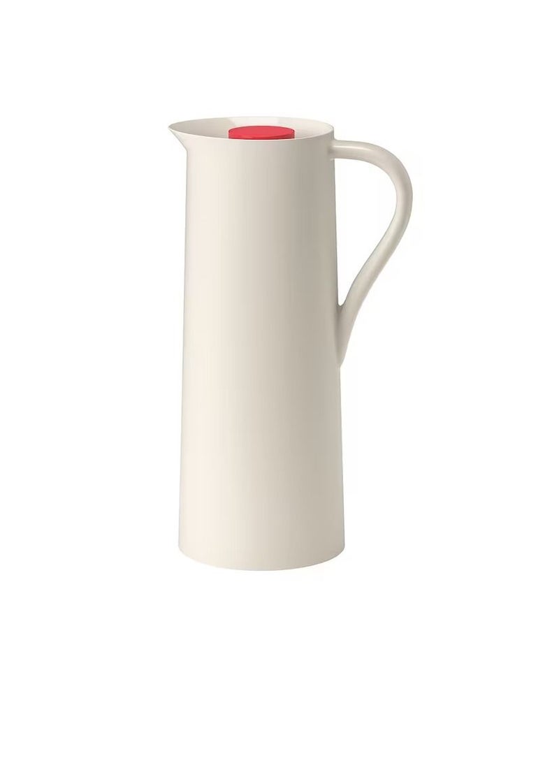 Vacuum flask, beige/red1 l - Image 2