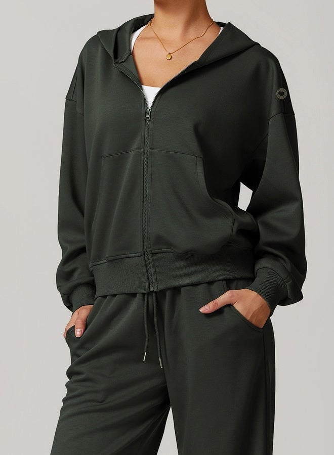 KAWN.YOGA Womens Light Loose Fit Jacket - Image 2