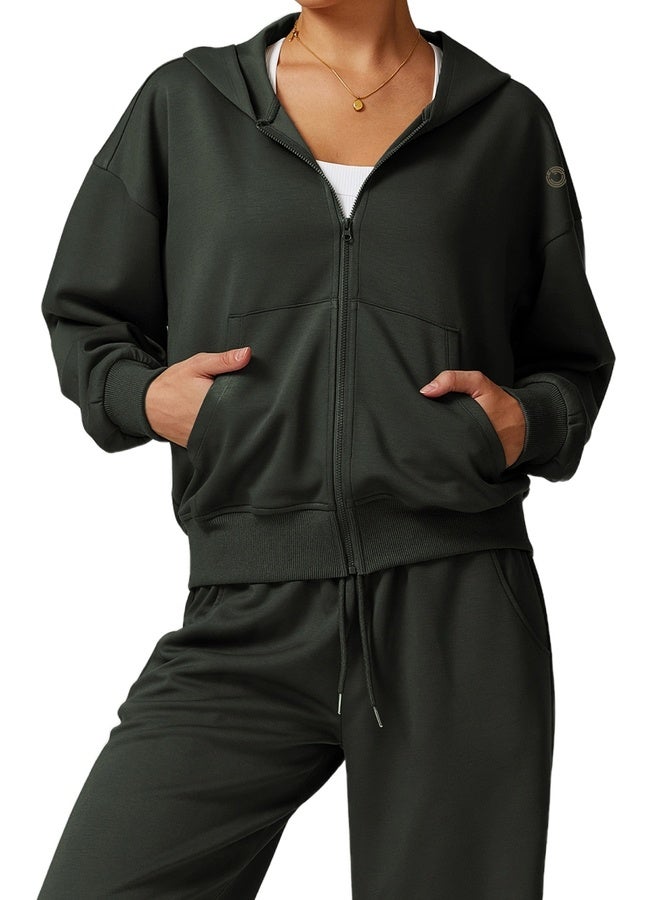 KAWN.YOGA Womens Light Loose Fit Jacket - Image 1