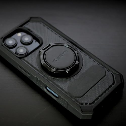 Rokform Magnetic Sport Ring Grip and Stand Version 2 Metal Cell Phone Holder Specially Designed for Rokform iPhone Samsung Pixel ROKLOCK Twist Lock Cases Black - Image 3