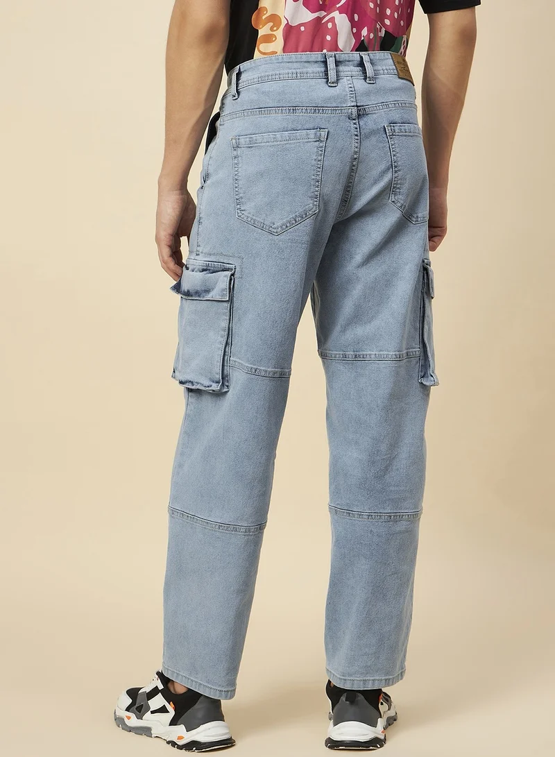HIGH STAR Men Denim Cargo