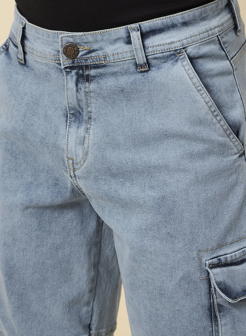 HIGH STAR Men Denim Cargo