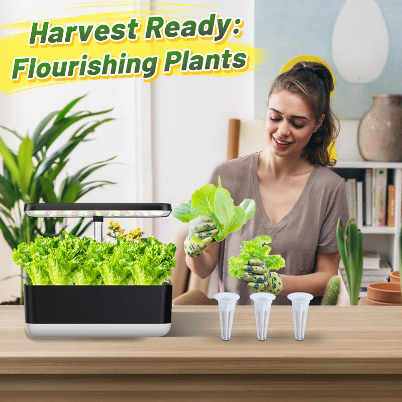 Alphatool Grow Baskets Compatible with AeroGarden - 50 Pcs Hydroponic Baskets, Seed Starters Pods Replacement for Improving Germination Rate Speed, Seeds Starting Kit for Indoor - Image 4