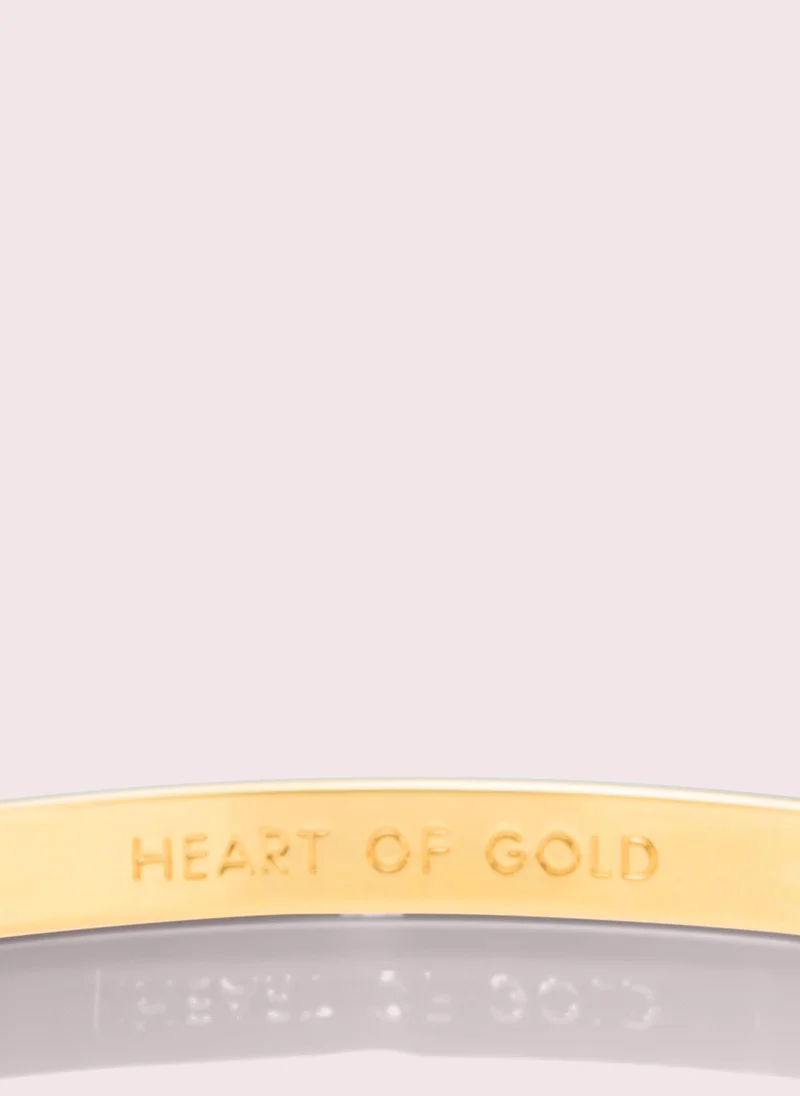 Kate Spade Heart Of Gold Idiom Bangle