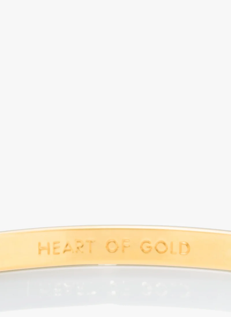 Kate Spade Heart Of Gold Idiom Bangle