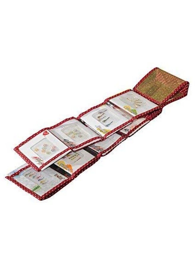 SRAJANAA Rakhi Special Bindi Kit Pvc Box Maroon (Pack Of 2 Each With16 Packets)  - Image 3