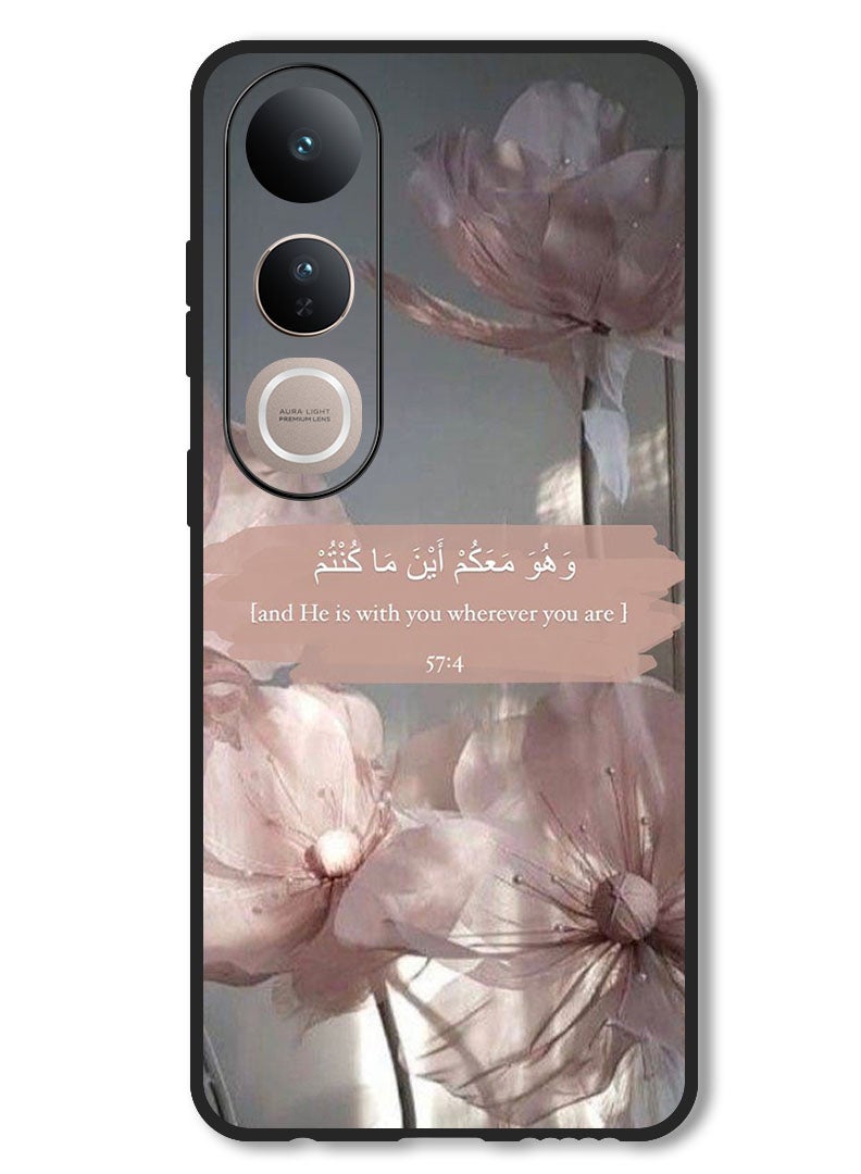 Theodor Case Compatible with Vivo V50 Lite Protection Shockproof Bumper Cover He is with you - Image 1