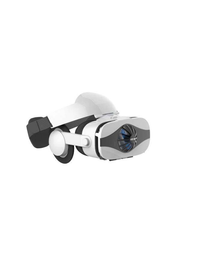 5F Mobile Phone Vr Virtual Reality Glasses Headset 3D Helmet Headset Version With Heat Dissipation Vr Glasses-Color:5F Heat Dissipation Version  - Image 1