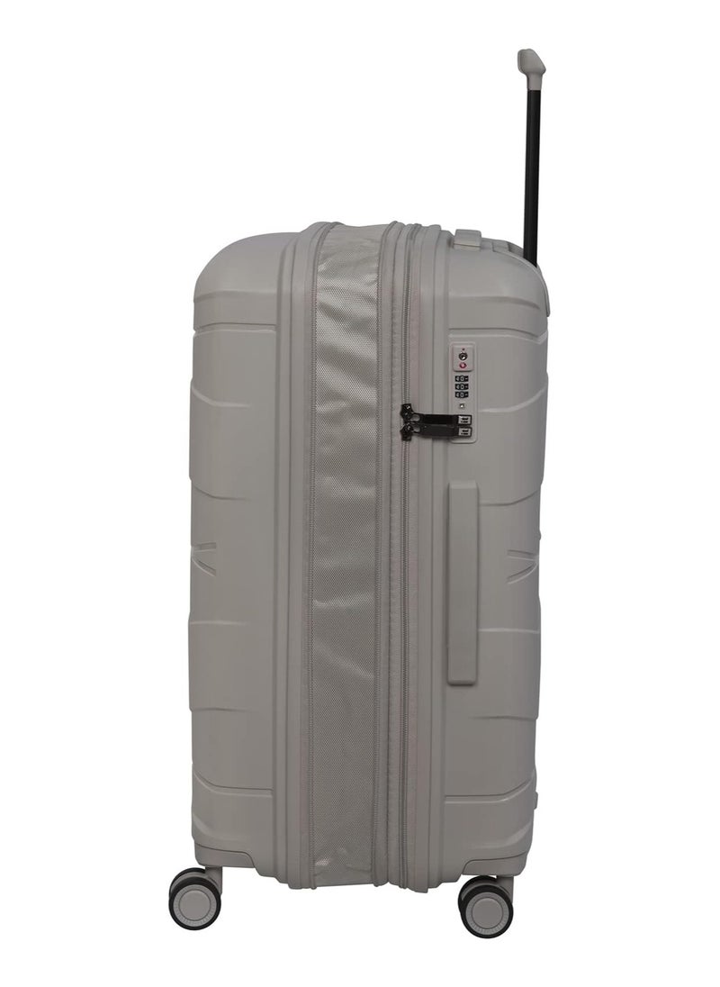it Luggage it luggage Momentous, Unisex Polypropylene Material Hard Case Luggage, 8x360 degree Spinner Wheels, Expandable Trolley Bag, TSA Type lock, 15-2886-08, Size Large, Color Pumice Stone  - Image 2