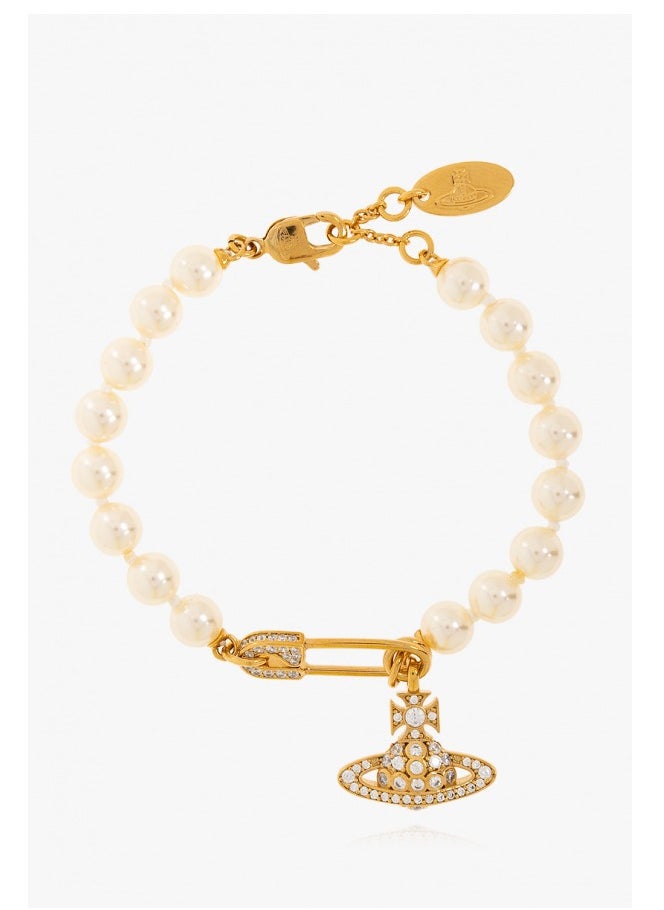 Vivienne Westwood Pin Pearl Saturn Bracelet  - Image 1