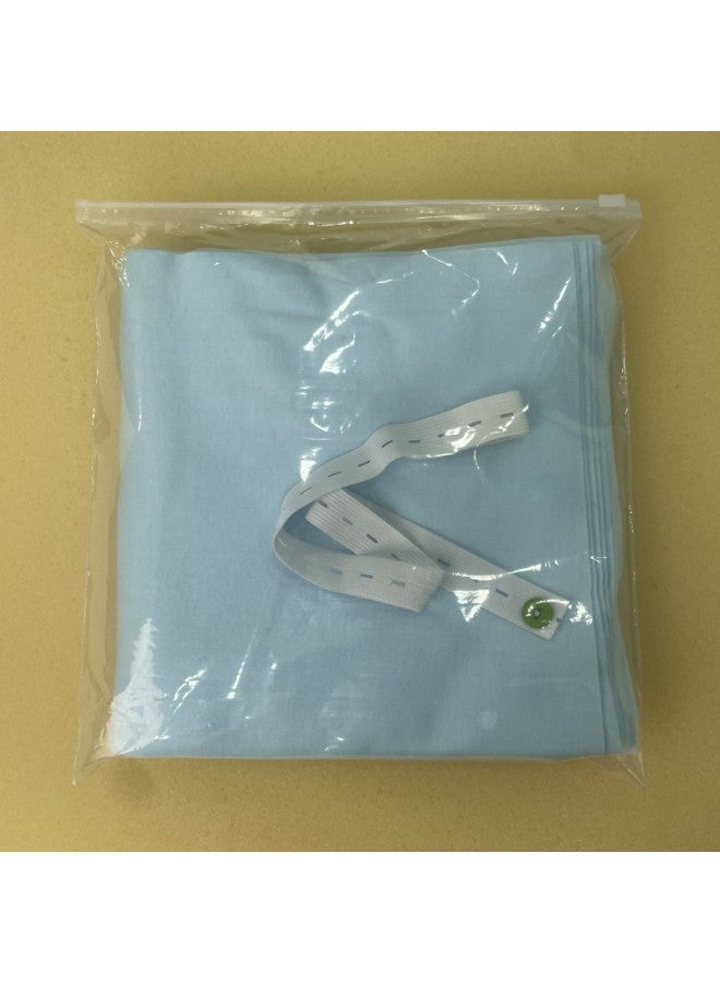 حفاضات قطنية ناعمة للرضع حديثي الولادة - 10 قطع - ماصة للبلل مع حلقات بول طرية - Image 3