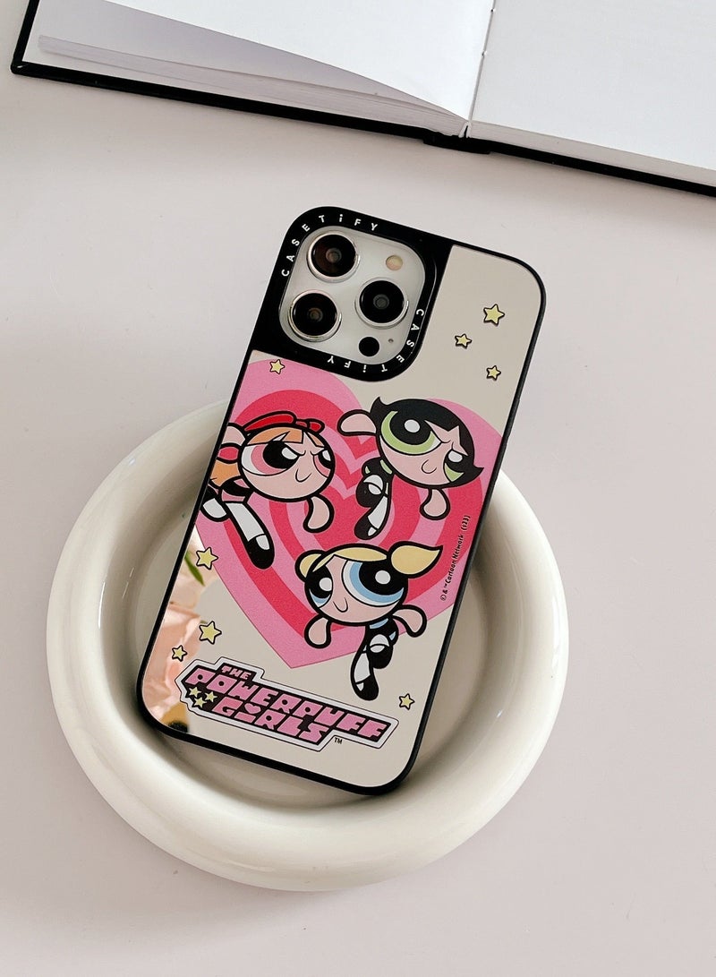 Casetify Apple iPhone 15 Pro Max Case The Powerpuff Girls Phone Cover - Mirror Face - Image 2