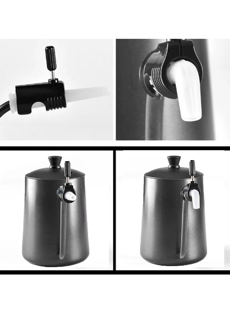 LAIAOCISI - Coffee Dripping Jugs Kettle Gooseneck Pot Restrictor Nozzle Adjustable Water Flow Pourers Regulator Compatible Replacement Part Spout Diversion Aid - Image 1