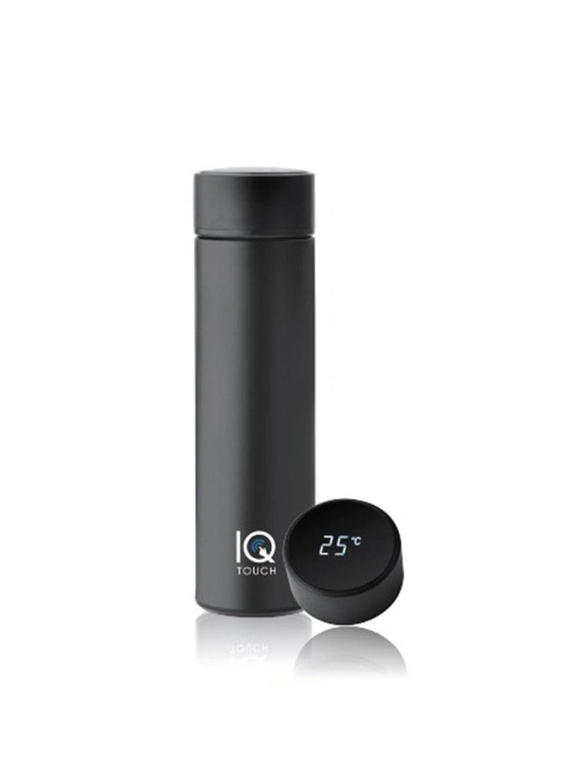 IQ TOUCH IQ TOUCH IFIT-3 Stainless Steel Smart Flask 480ml, Black  - Image 1