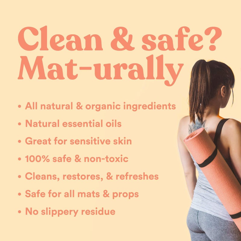 ASUTRA Yoga Mat Cleaner Spray (Calming Citrus), 4 fl oz - No Slippery Residue, Organic Essential Oils, Deep-Cleansing for Fitness Gear & Gym Equipment, Microfiber Towel Included - Image 5