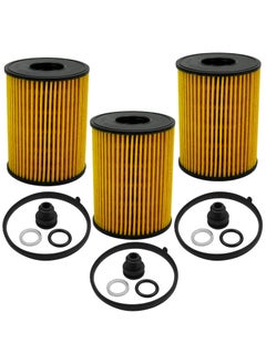Engine Oil Filter with Seals Pack Replacement for 26350-2J001 Compatible with Elantra. 2.0l. Without turbo. 2022-23. Kona. 2.0l.