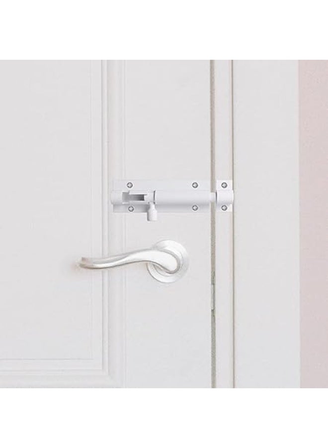 ROBUSTLINE Aluminium Tower Bolt With Zinc Plated Rod Highly Durable And Premium Quality 8Mm 5 16 X 50Mm 2 White  - Image 4