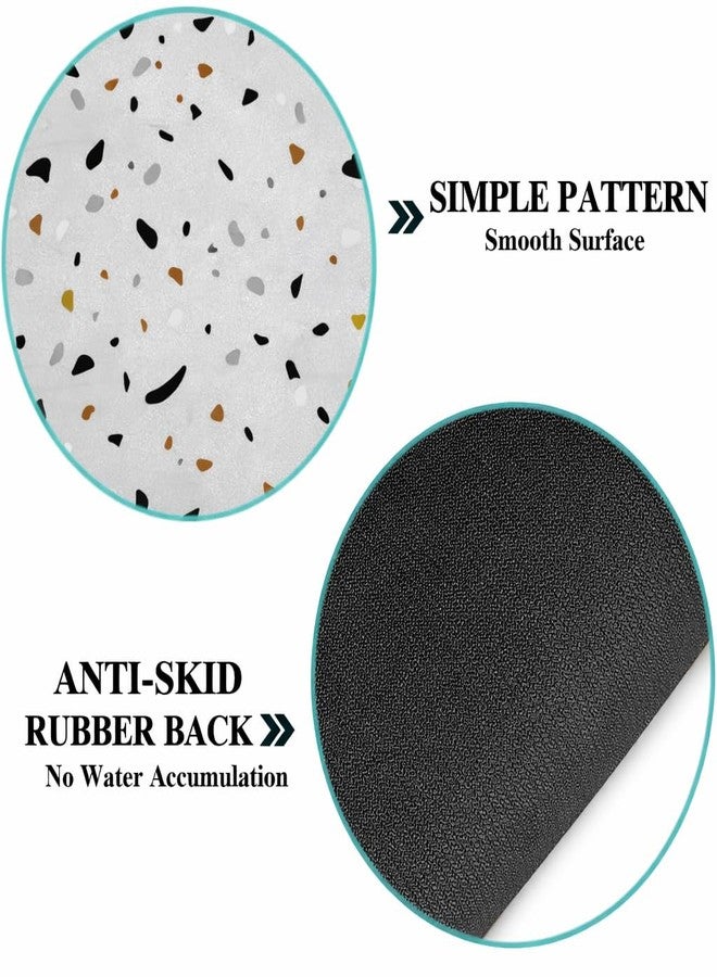 RichAxis Large Dish Drying Mat for Kitchen Slab - 40x50 cm Water Absorbing Mat for Kitchen Utensils, Non-Slip Quick Drying Mat, Absorbent Kitchen Drying Mats (Marble) - Image 5