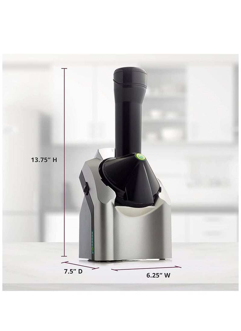 Eworld - Premium Dessert Maker Instant Frozen Fruits Churning Machine Fast and Easy Delicious Ice Cream Soft fruits Serve Making Device 200W - Image 1