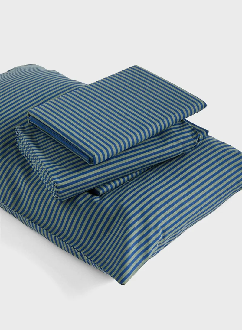 Cotton On Kids Striped Sheet Set - Single