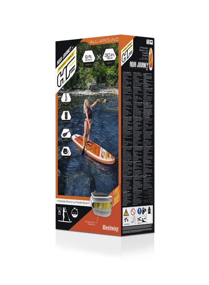 بست واي لوح تزلج قابل للنفخ من بيست واي 2.74 متر × 76 سم × 12 سم - Image 1