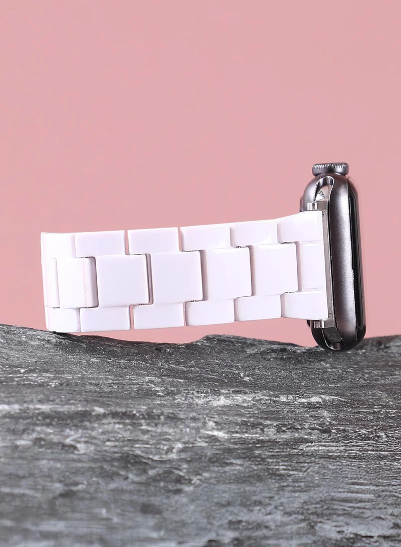 Haute Sauce  Women's H-Link Watch Strap - Chalk White for Women | Best Price UAE