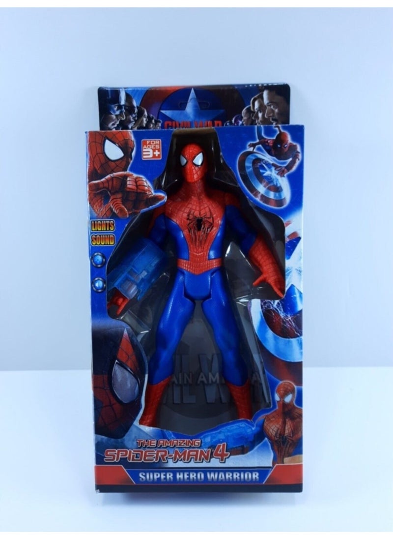 EC Shop Dilbazshop Sound and Light Talking Spider Man Spiderman Figure  - Image 1