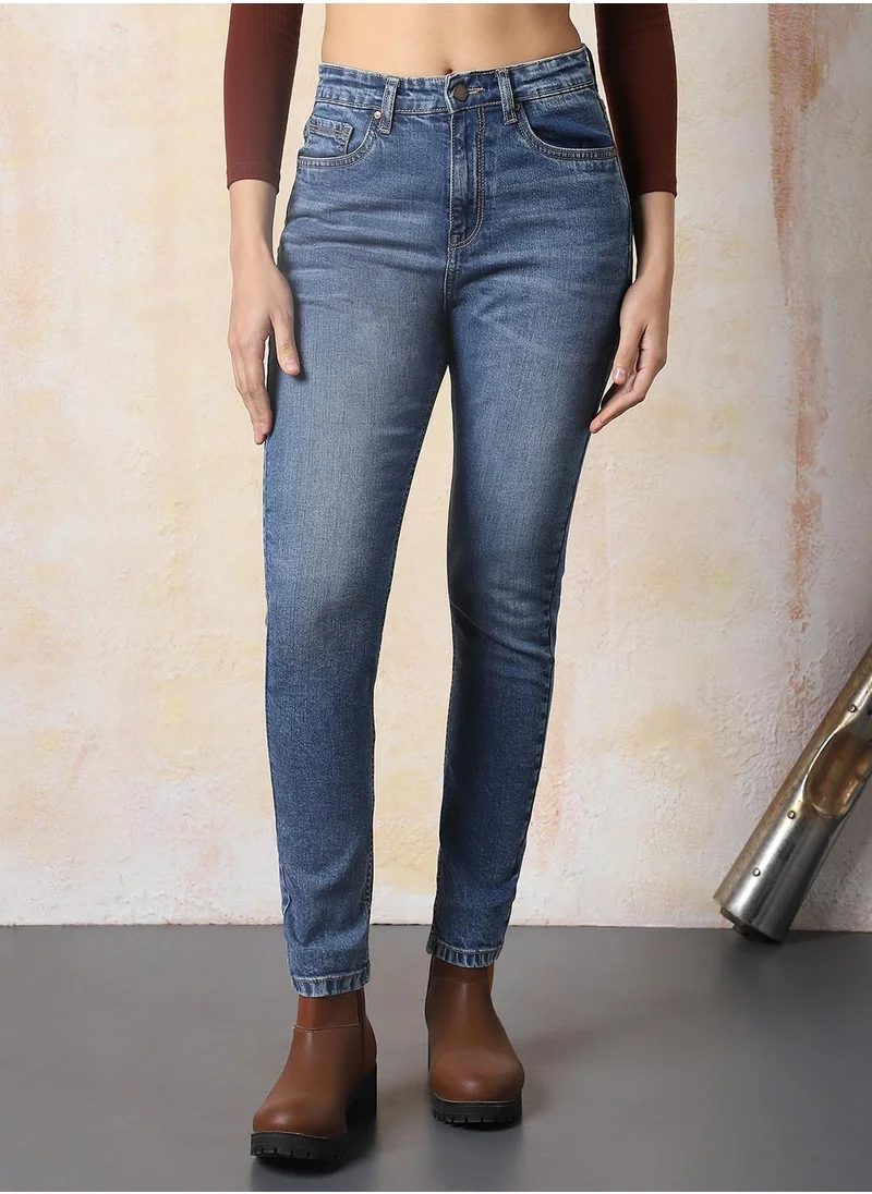 هاي ستار Stay effortlessly stylish with this comfortable Blue Skinny Fit Jeans Washed design crafted from 80% Cotton, 18% Polyester,2% Spandex with Button closure.