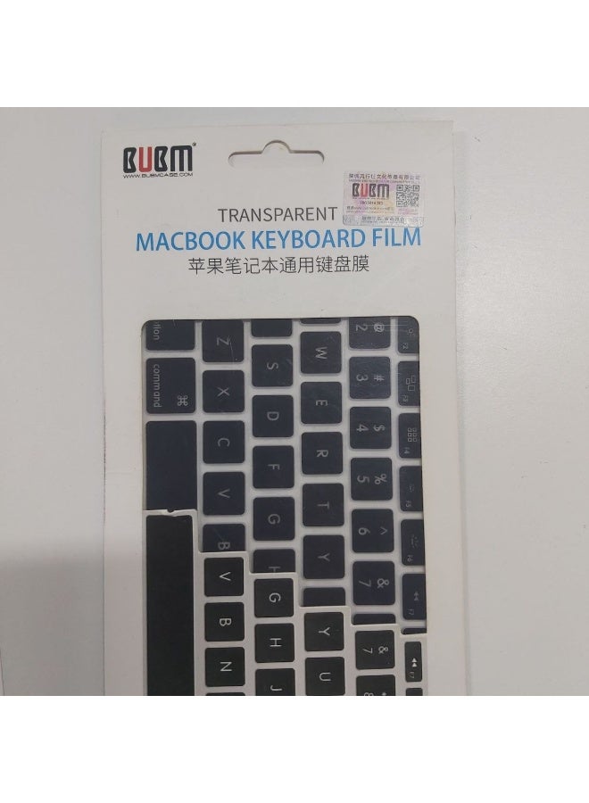 BUBM Custom Laptop Protector Silicone Keyboard Cover For Mac air pro 12" 13" 15" - Image 1