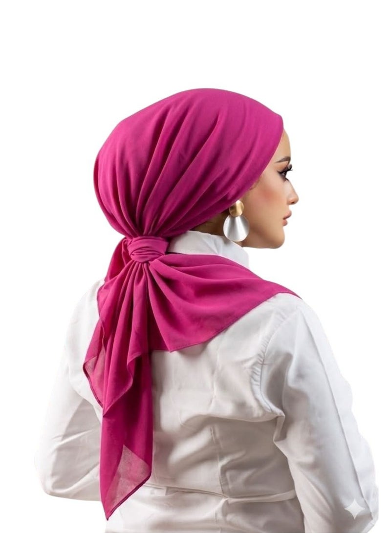 Ready-to-wear scarf with a back scarf with a cotton foam bandana, high quality and comfortable