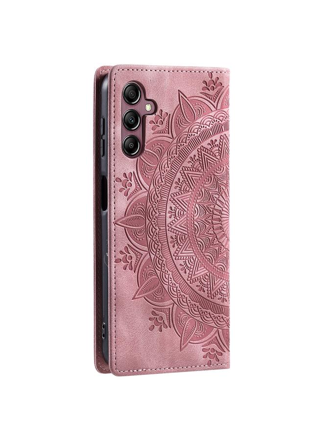 S-TOP Case For Samsung Galaxy A25 5G Totem Embossed Magnetic Leather Phone Case - Image 3