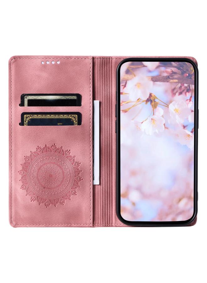 S-TOP Case For Samsung Galaxy A25 5G Totem Embossed Magnetic Leather Phone Case - Image 4