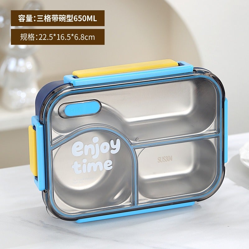 304 Stainless Steel Insulated Lunch Box for Students and Office Workers