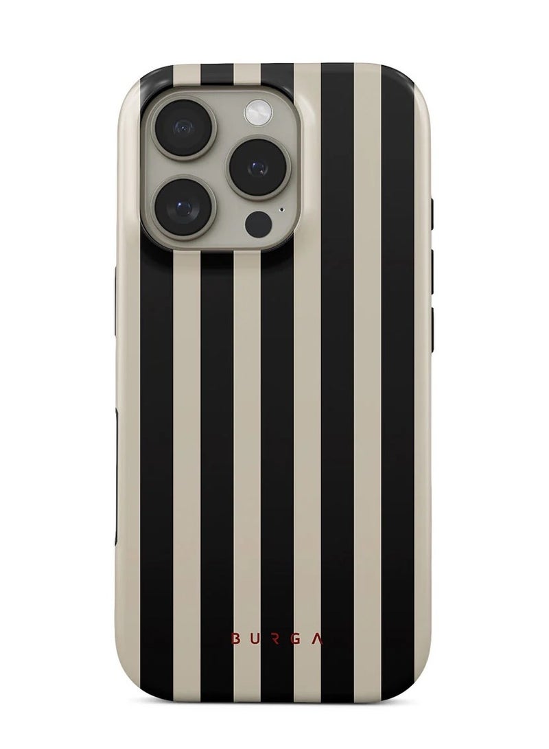 بورجا جراب آيفون  برو، غلاف صلب قطعتين + بطانة سيليكون ، امتصاص الصدمات، وصول كامل للمنافذ، حواف مرتفعة لحماية الشاشة والكاميرا، طباعة عالية الجودة لا تتلاشى، نبوءة - Image 1