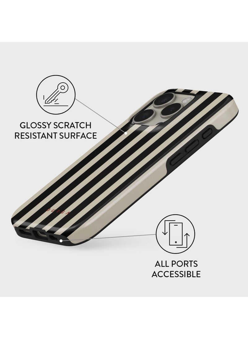 بورجا جراب آيفون  برو، غلاف صلب قطعتين + بطانة سيليكون ، امتصاص الصدمات، وصول كامل للمنافذ، حواف مرتفعة لحماية الشاشة والكاميرا، طباعة عالية الجودة لا تتلاشى، نبوءة - Image 3