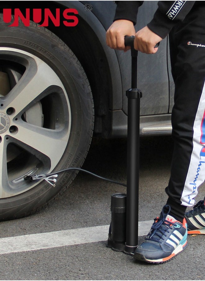 UNUNS Bicycle Pump,Portable Bike Tire Pump,120 Psi Bike Air Pump With Accessories,Universal Air Pump For Basketball Football Volleyball Motorcycles Car All Bikes And Sports Balls  - Image 5