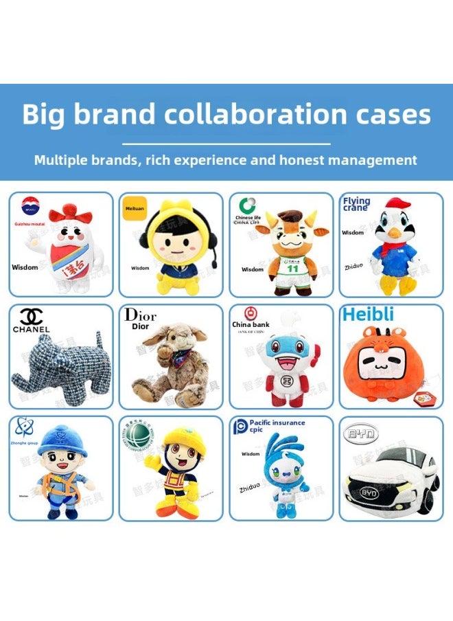 Generic - Plush Cartoon Pillow Custom Logo To Figure To Do Special-shaped Pillow Embroidery Digital Printing U Pillow Is Customized-Specifications:Customized Drawings And Samples-Color:Contact Customer Service For Customization - Image 1