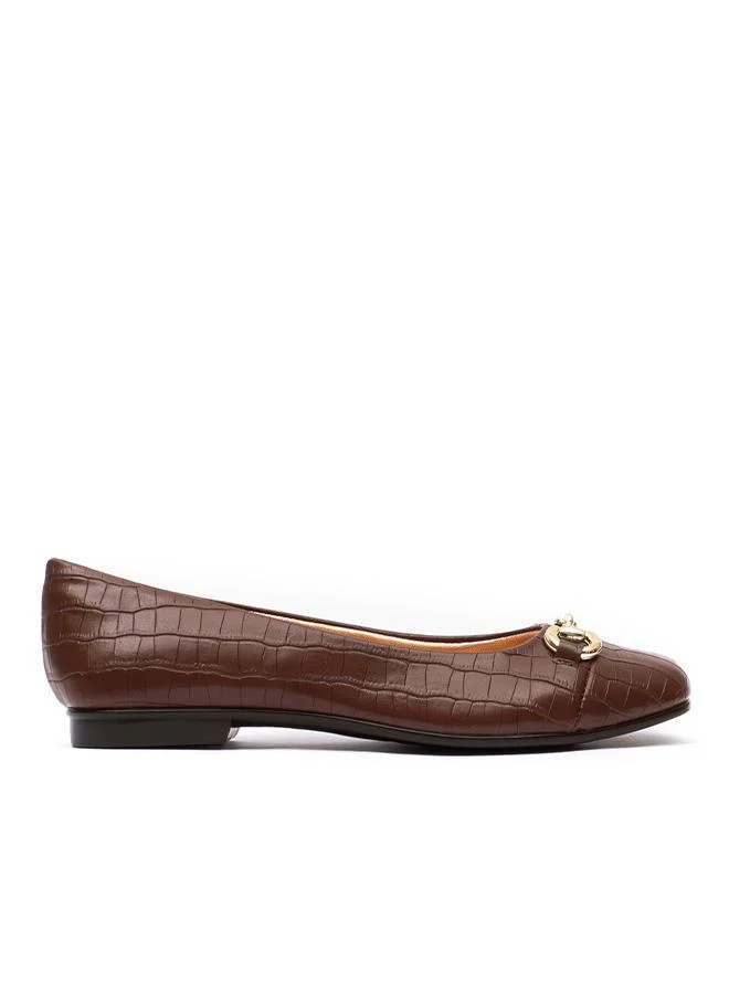 FYOR Croc-Accent Ballerina BLG 007