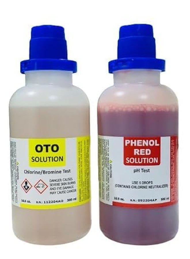 PETSON Swimming Pool Test Kit pH and Free Chlorine Water Quality Tester Refill Pack 500 ML - Image 1