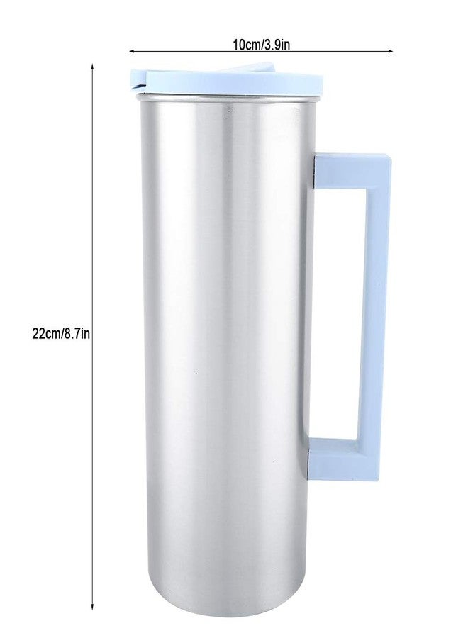 Raguso 1800ml Multi-purpose Water Pitcher Stainless Steel Tea Pitcher Coffee Pitcher Surface Coffee Mugs With Lid For Home Kitchen(blue) - Image 3
