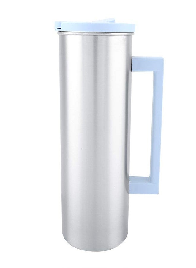 Raguso 1800ml Multi-purpose Water Pitcher Stainless Steel Tea Pitcher Coffee Pitcher Surface Coffee Mugs With Lid For Home Kitchen(blue) - Image 1