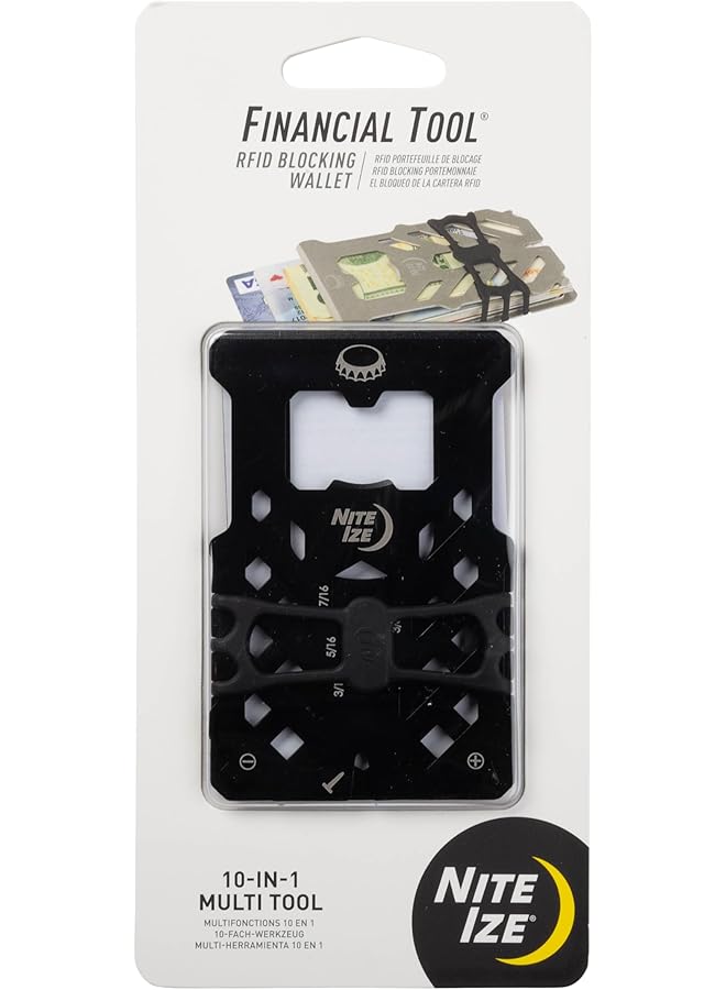 NITE IZE Financial Tool Rfid Blocking Wallet Black Fmtr 01 R7 - Image 1