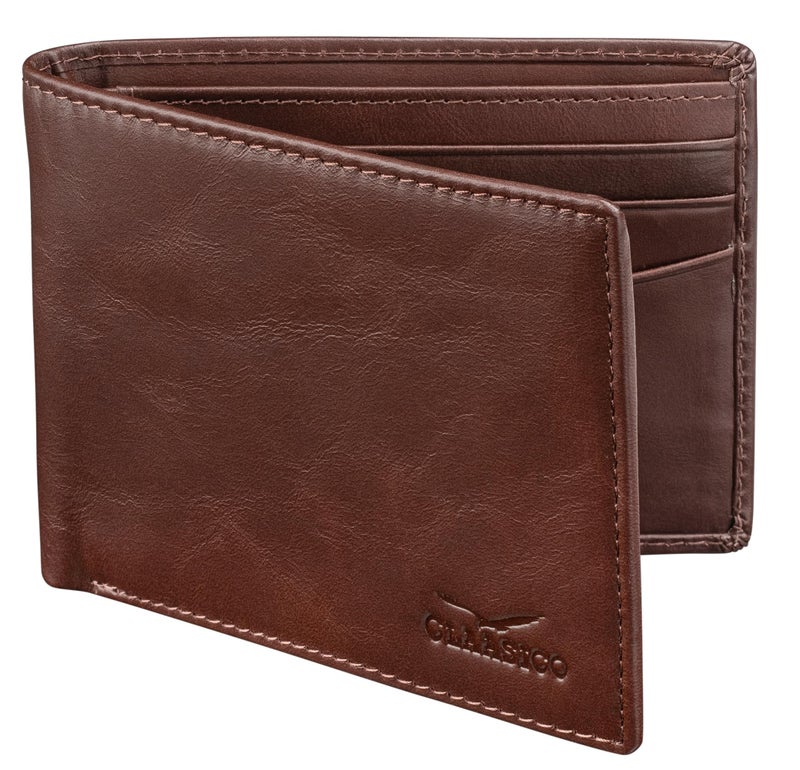 Claasico Wallet for Men’s - Genuine Leather Slim Bifold RFID Wallet - Gift for Men Packed in Stylish Gift Box - Image 1