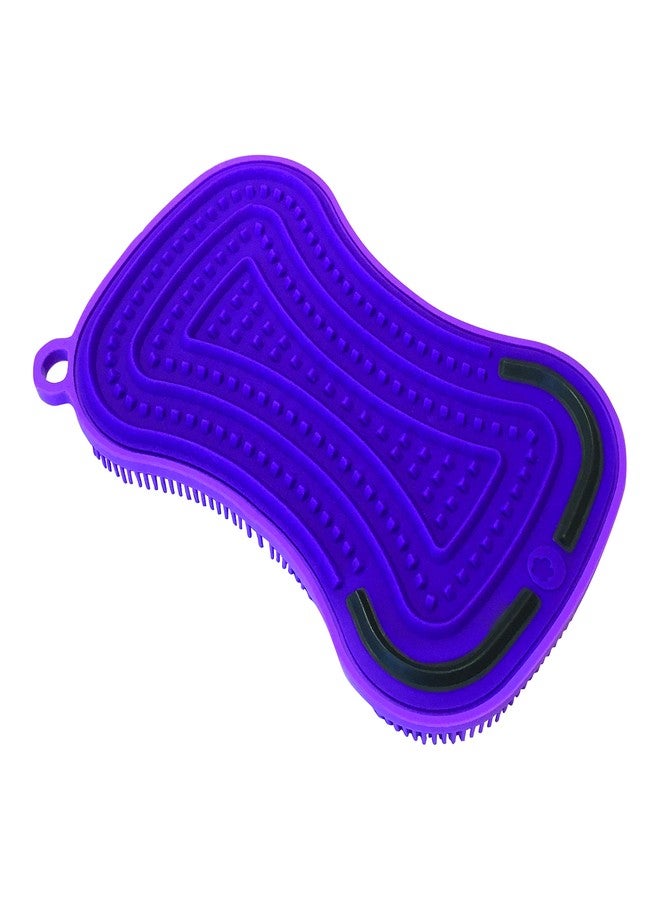 Kuhn Rikon Stay Clean 3-in-1 Scrubber Purple