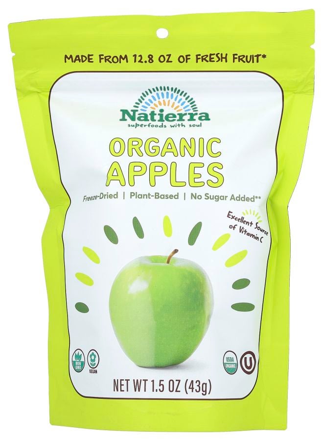 Organic Freeze-Dried Apples 1.5 oz (43 g)