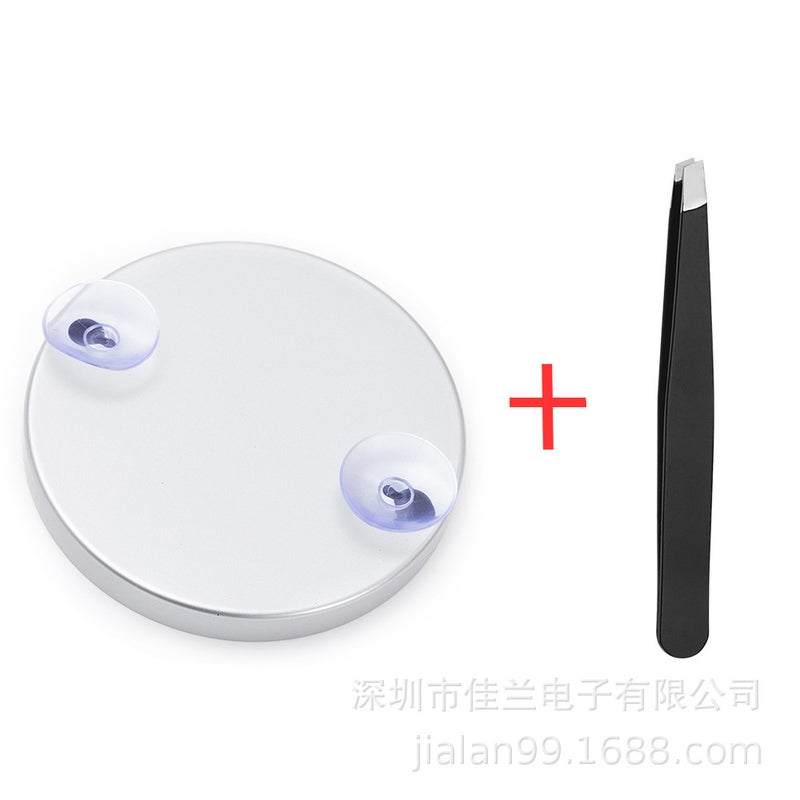 10X20X30X Magnifying Cosmetic Mirror Portable Handheld Bathroom Suction Cup Shaving Round Small Mirror - Image 1